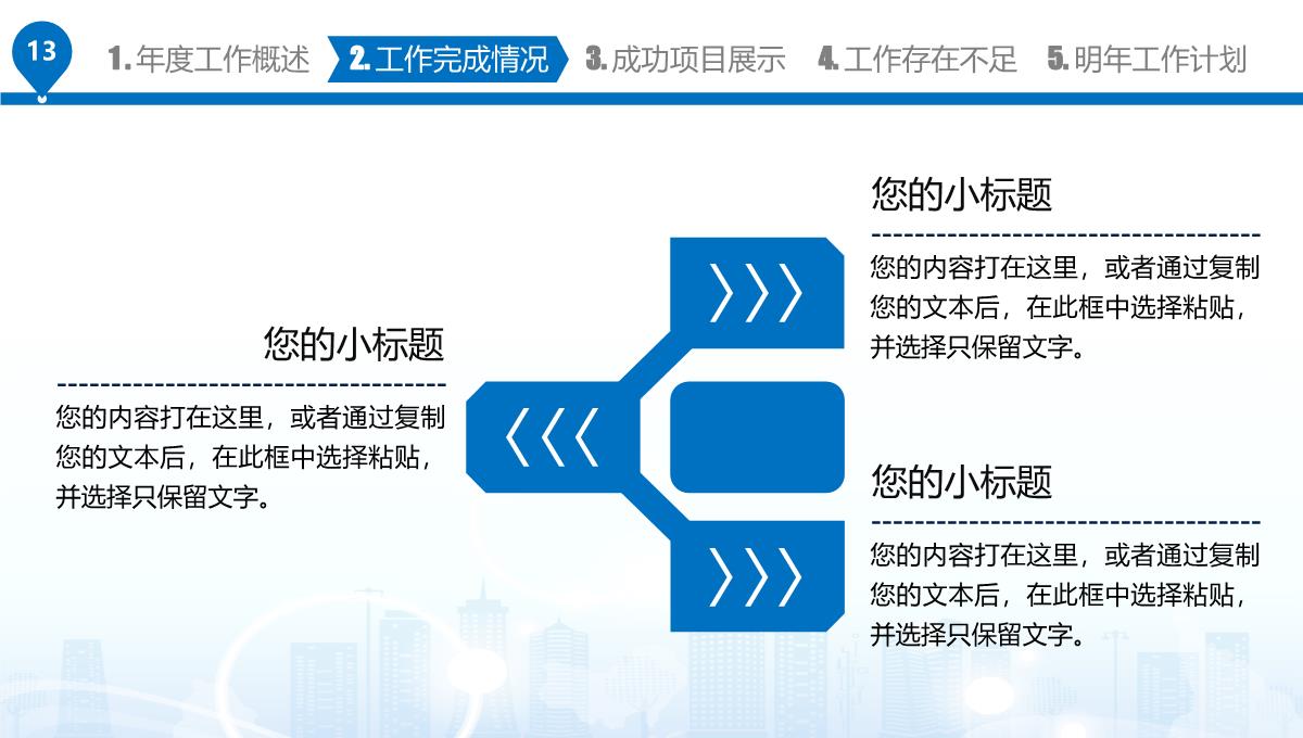 工作总结汇报述职PPT模板_13