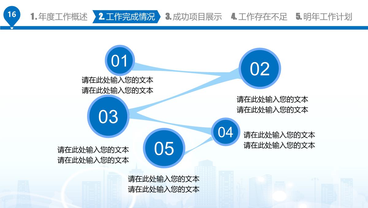 工作总结汇报述职PPT模板_16