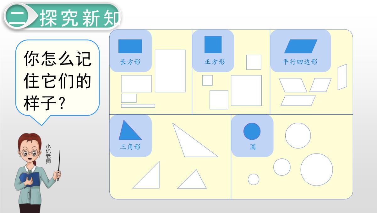 一年级下册认识平面图形人教新课标PPT模板_08