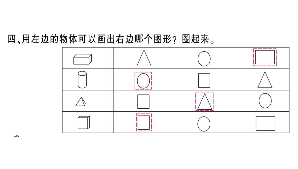 一年级下册数学习题课件-1、认识图形(二)(人教版)第-1-课时--认识平面图形PPT模板_06