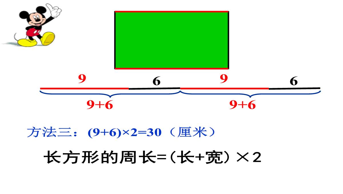 长方形、正方形的周长课件数学三年级上册西师大版PPT模板_09