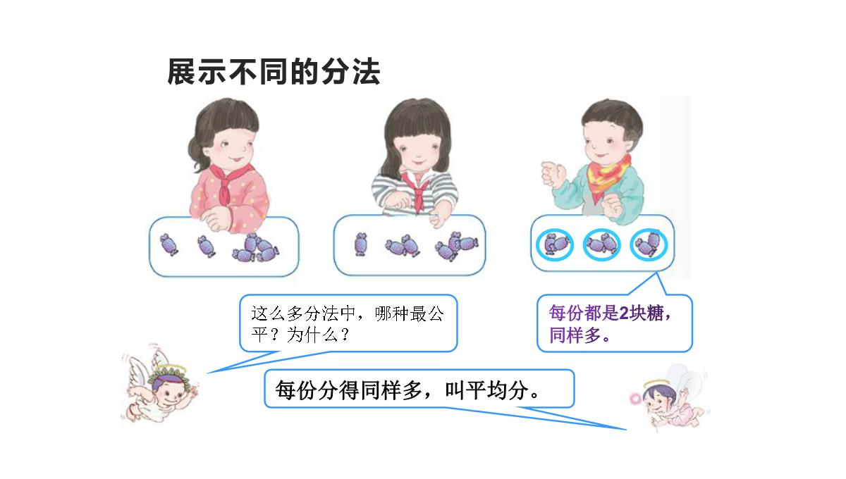 二年级数学下册课件-2.1.1平均分66-人教版PPT模板_04