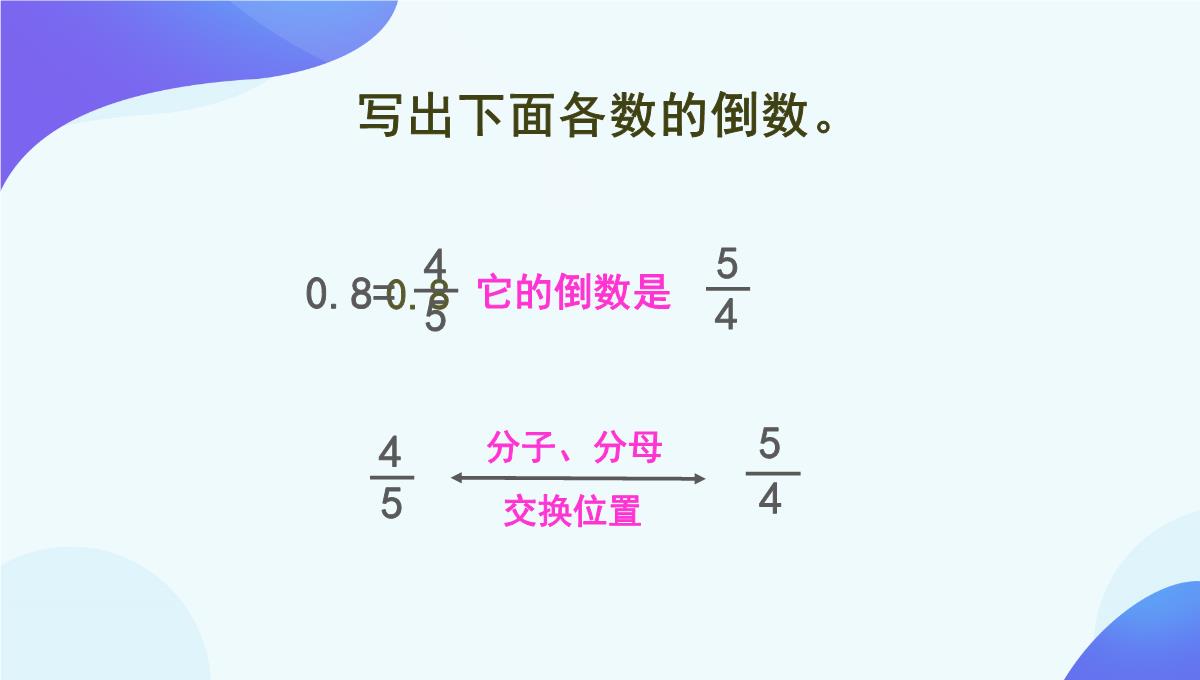 人教版《倒数的认识》PPT5(共76张PPT)PPT模板_47