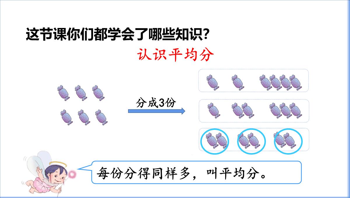 二年级数学下册课件-2.1.1平均分66-人教版PPT模板_11