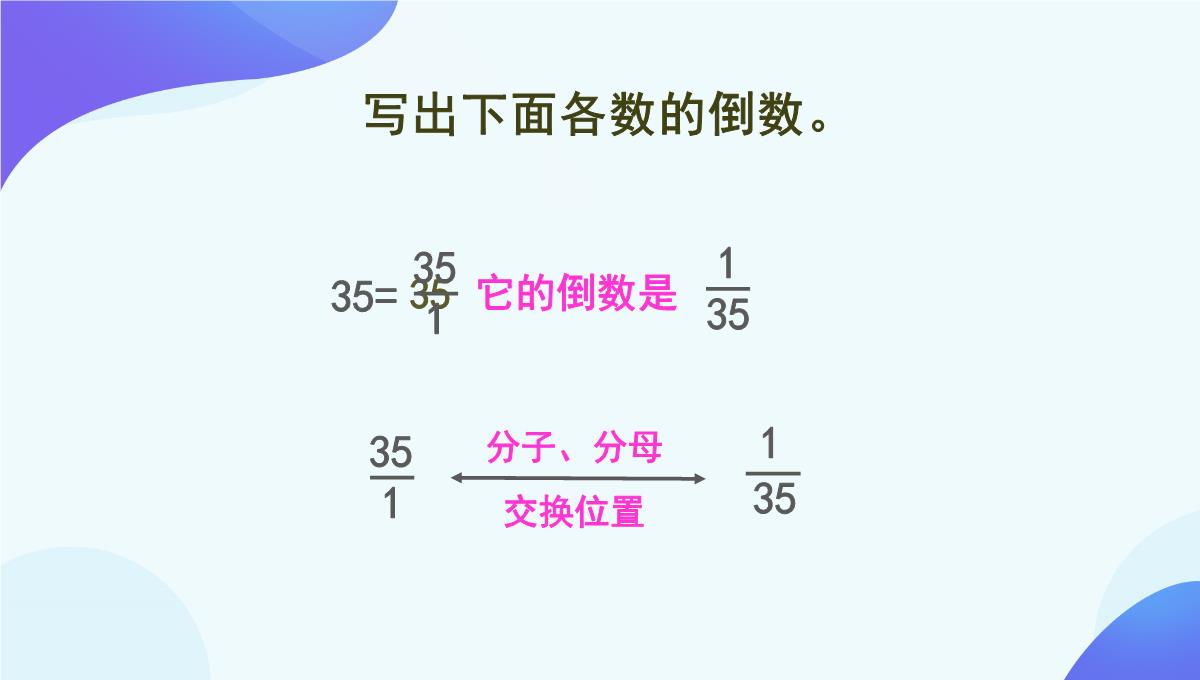 人教版《倒数的认识》PPT5(共76张PPT)PPT模板_46