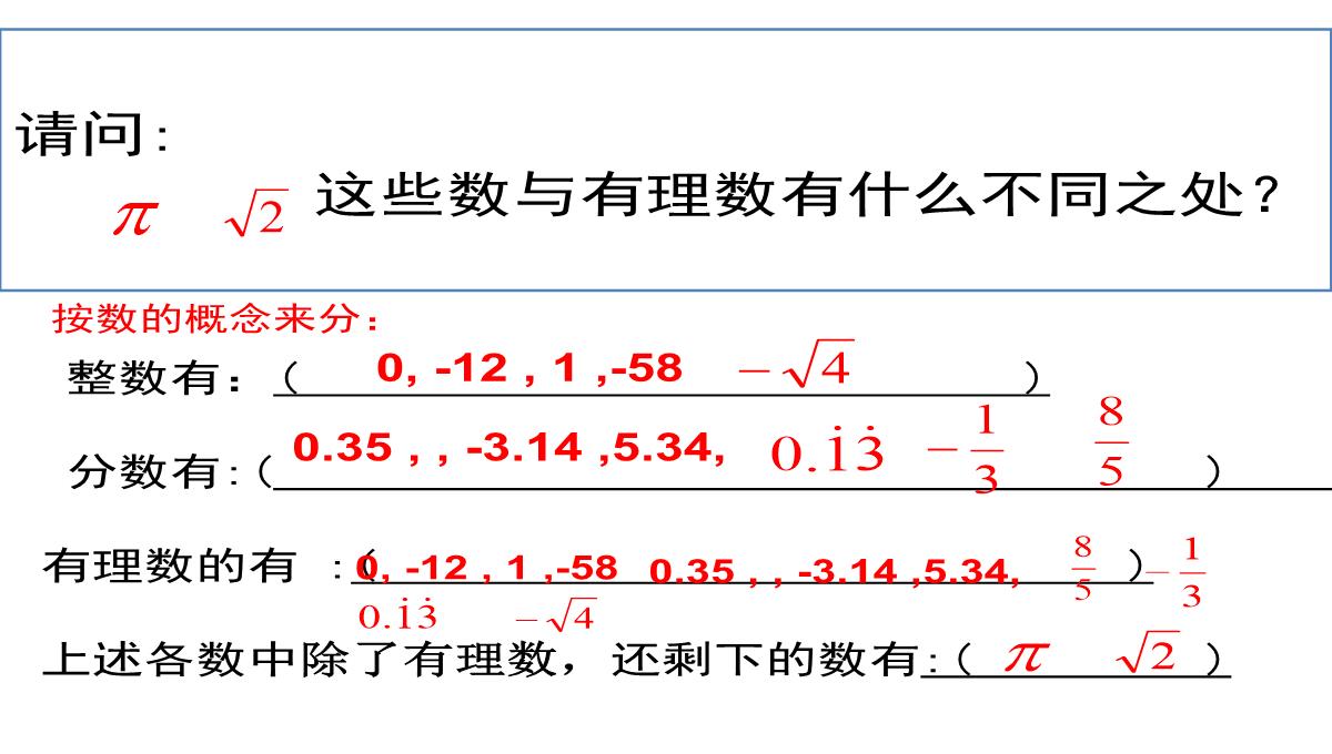 北京课改版数学八年级上册11.4《无理数与实数》课件(共36张PPT)PPT模板_10