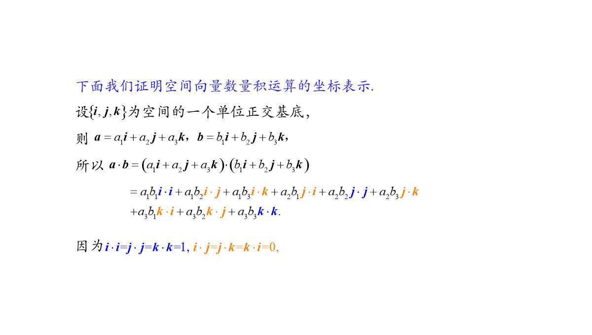 高中数学人教A版选择性必修第一册张一章1.3.2空间向量运算的坐标表示-课件(共22张PPT)PPT模板_23