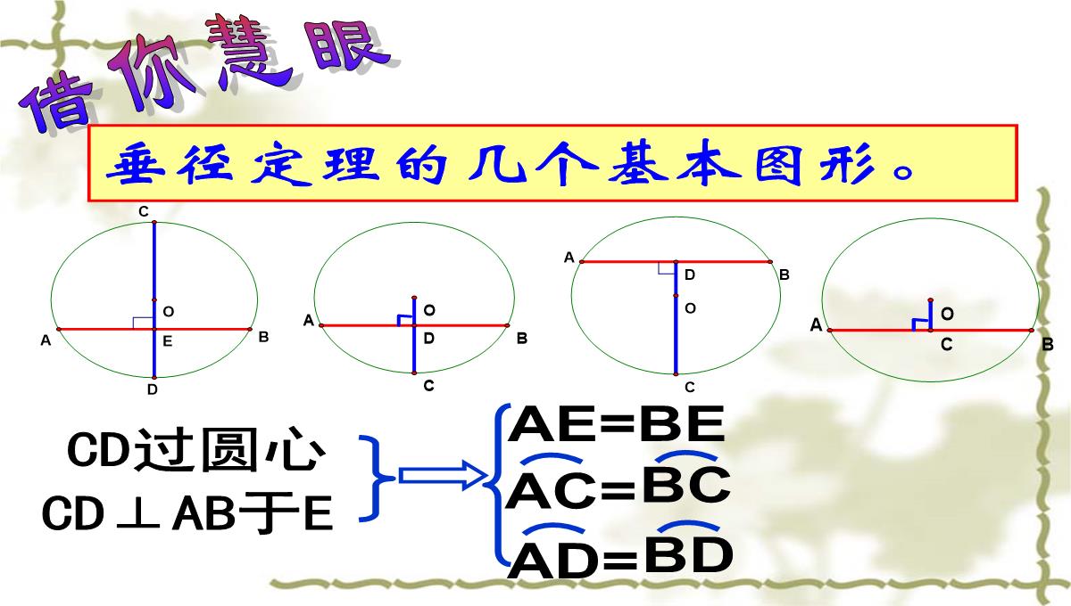 人教版九年级上数学课件垂直于弦的直径PPT模板_09