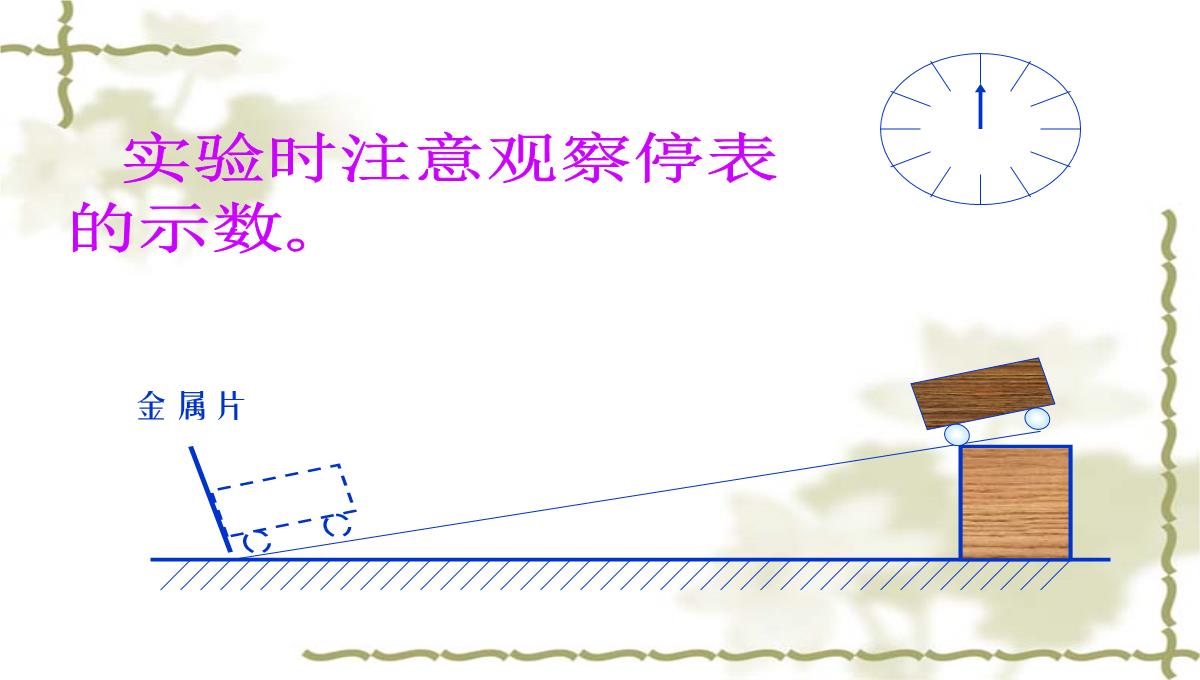 3.4平均速度的测量课件北师大版物理八年级上册PPT模板_15