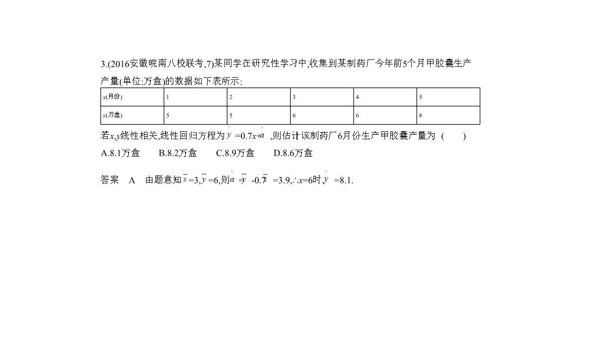 2019届高考数学(文科新课标B)一轮复习课件：11.4-变量间的相关关系与统计案例+(共42张)PPT模板_30