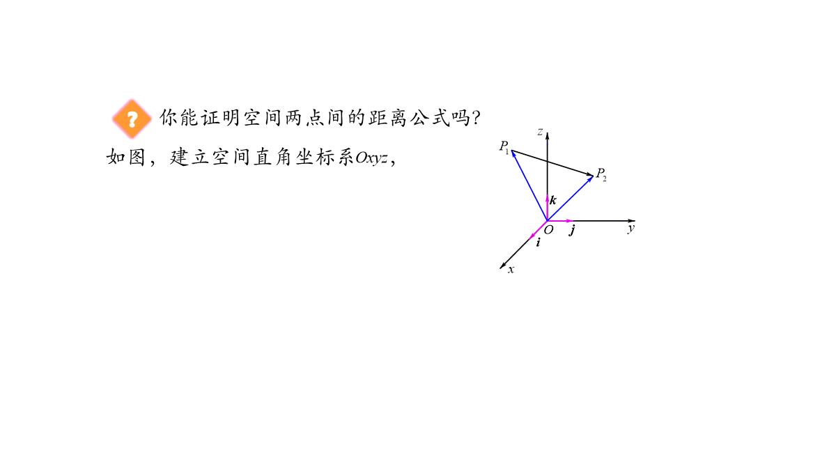 高中数学人教A版选择性必修第一册张一章1.3.2空间向量运算的坐标表示-课件(共22张PPT)PPT模板_59