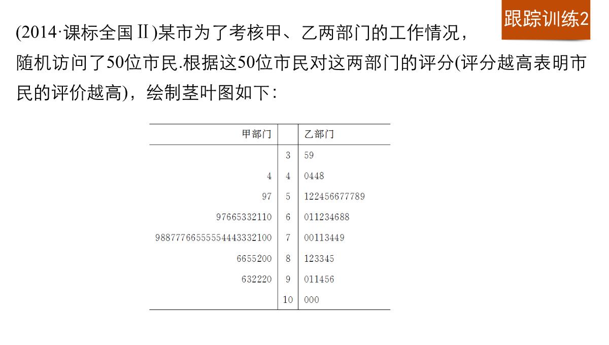 人教A版高中数学+高三一轮+第十章统计、统计案例及算法初步+10.2用样本估计总体PPT模板_31