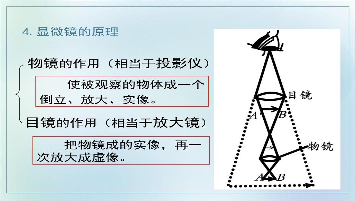 5.5显微镜和望远镜课件度人教版八年级物理上册PPT模板_14