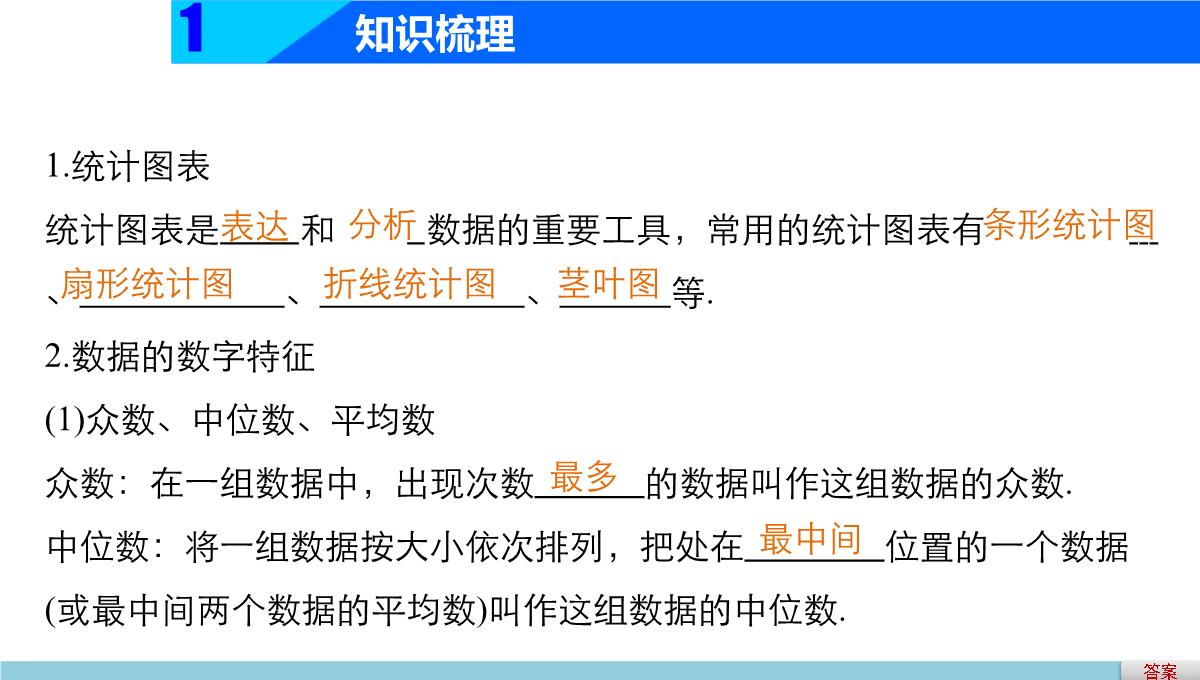 人教A版高中数学+高三一轮+第十章统计、统计案例及算法初步+10.2用样本估计总体PPT模板_03