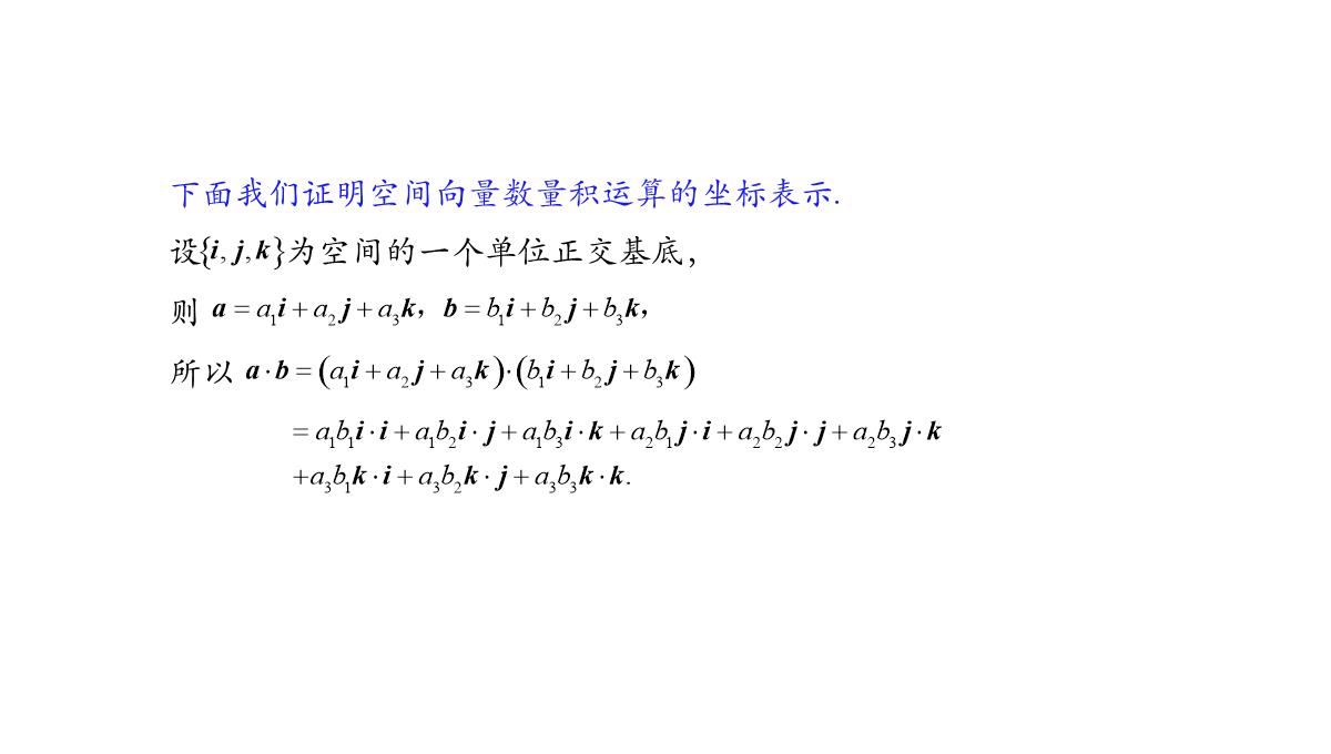 高中数学人教A版选择性必修第一册张一章1.3.2空间向量运算的坐标表示-课件(共22张PPT)PPT模板_21