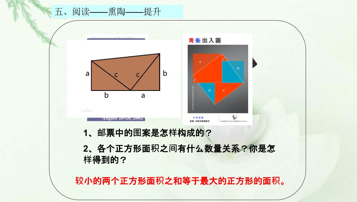 北师大版八年级数学上第一章第一节《探索勾股定理》教学课件共16张PPT模板_12