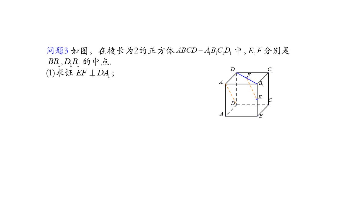 高中数学人教A版选择性必修第一册张一章1.3.2空间向量运算的坐标表示-课件(共22张PPT)PPT模板_67