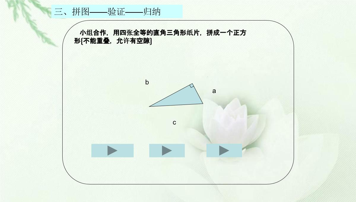 北师大版八年级数学上第一章第一节《探索勾股定理》教学课件共16张PPT模板_05