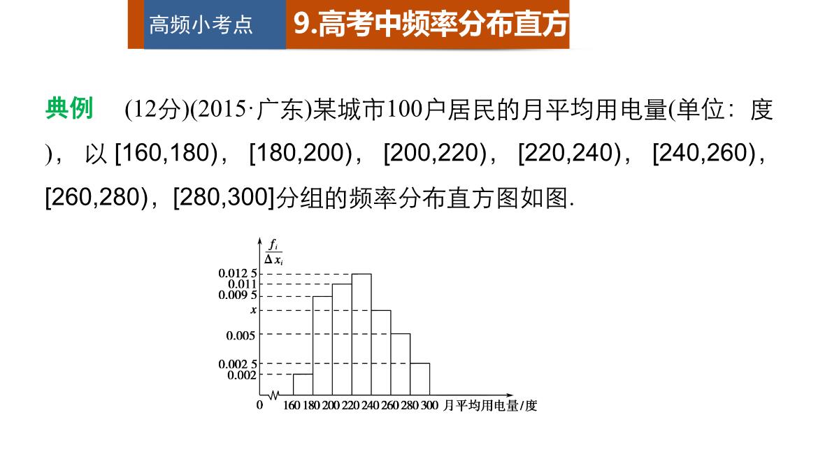 人教A版高中数学+高三一轮+第十章统计、统计案例及算法初步+10.2用样本估计总体PPT模板_44