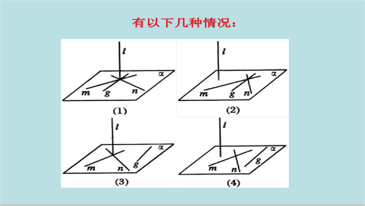 山东省昌邑市第一中学人教版高中数学必修二课件：2.3.1-直线与平面垂直的判定(共17张PPT)PPT模板_12