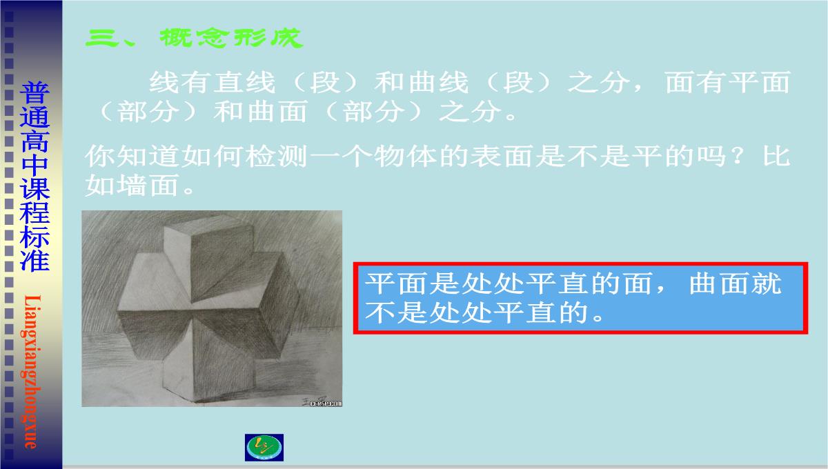 高二数学(人教B版)必修2课件：1.1.1构成空间几何体的基本元素(共21张PPT)PPT模板_07