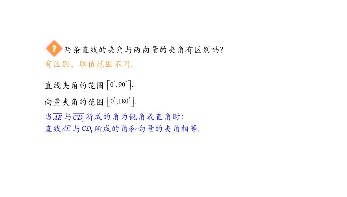 高中数学人教A版选择性必修第一册张一章1.3.2空间向量运算的坐标表示-课件(共22张PPT)PPT模板_92