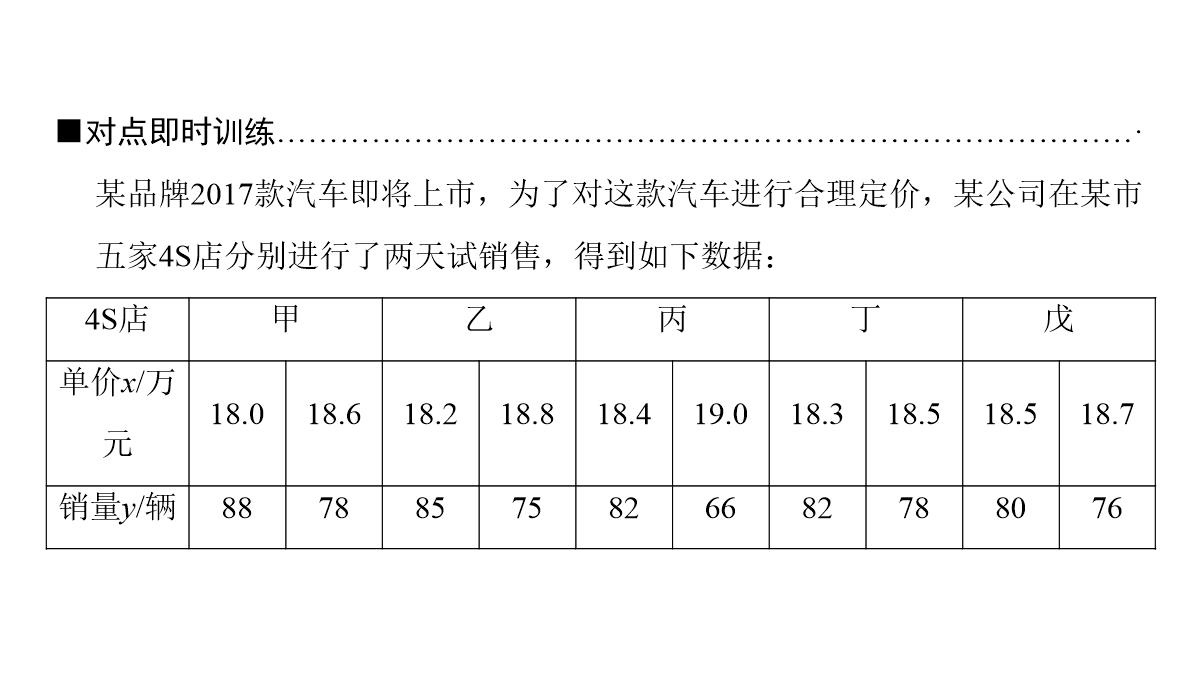 2018年高考数学(理)二轮复习课件：第1部分+重点强化专题+专题3+第7讲-回归分析、独立性检验PPT模板_14