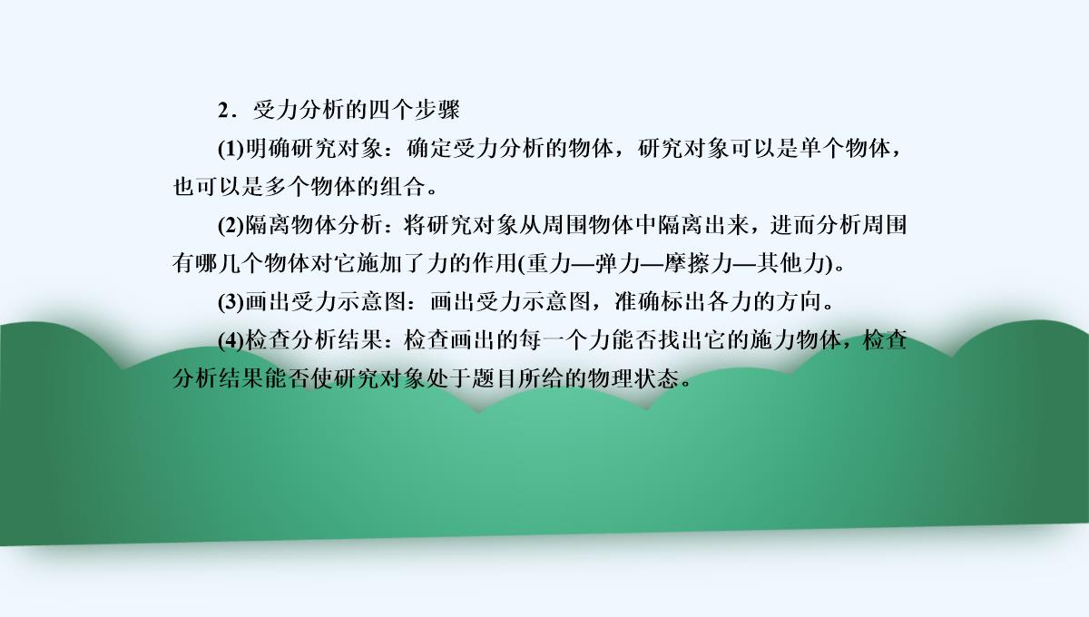 2019年度高三物理一轮复习课件：第二章-第3讲　受力分析　共点力的平衡-PPT模板_15