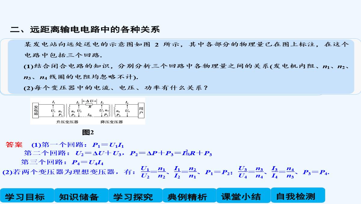 2014-2015学年高二物理教科版选修3-2课件：2.7-电能的输送-PPT模板_06