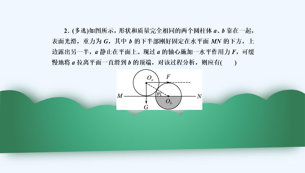 2019年度高三物理一轮复习课件：第二章-第3讲　受力分析　共点力的平衡-PPT模板_54