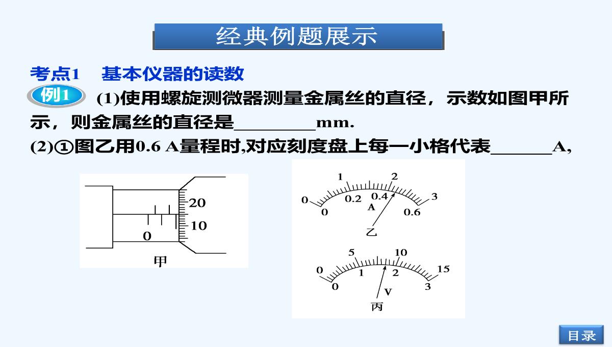 2014届高考物理（大纲版）一轮复习配套课件：实验12-测定金属的电阻率（共32张PPT）PPT模板_15