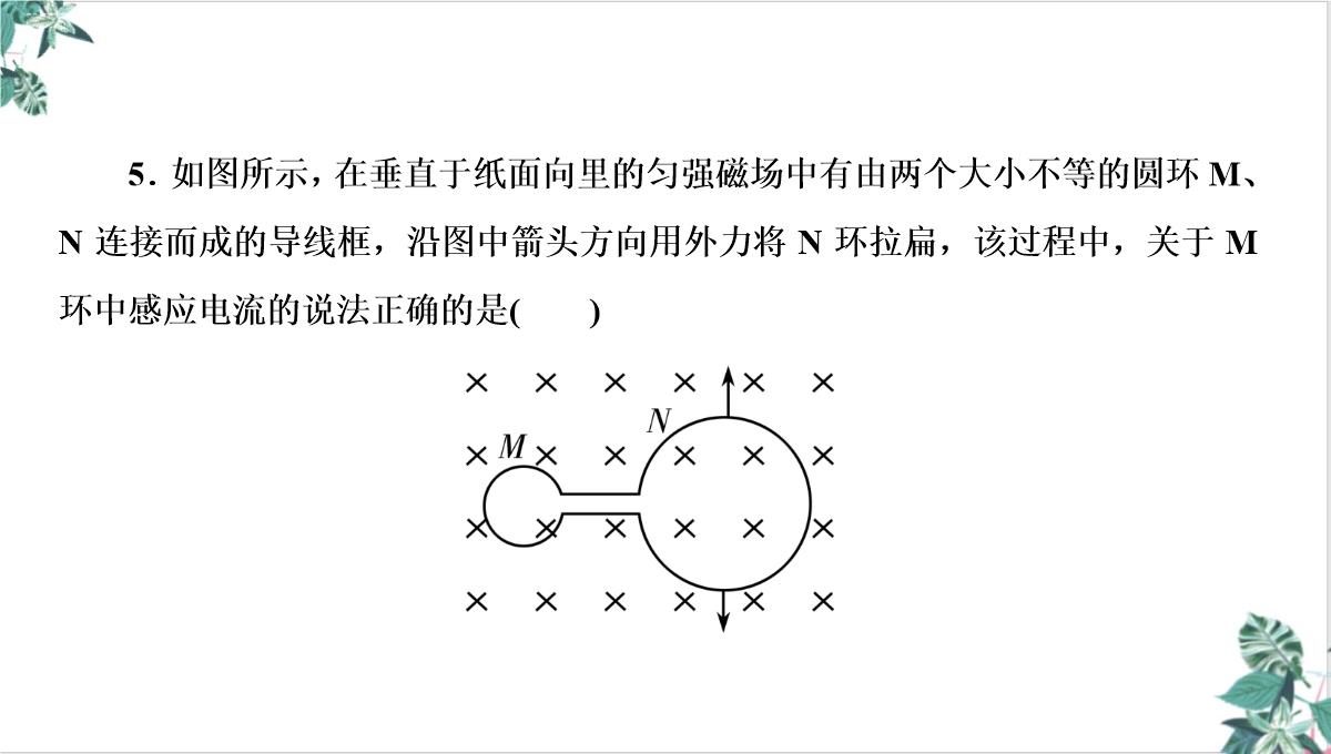 人教物理教材《电磁感应》PPT课件下载PPT模板_30