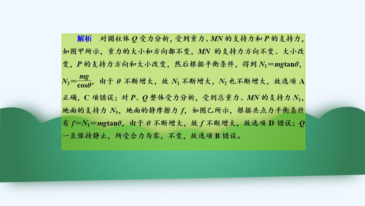 2019年度高三物理一轮复习课件：第二章-第3讲　受力分析　共点力的平衡-PPT模板_43