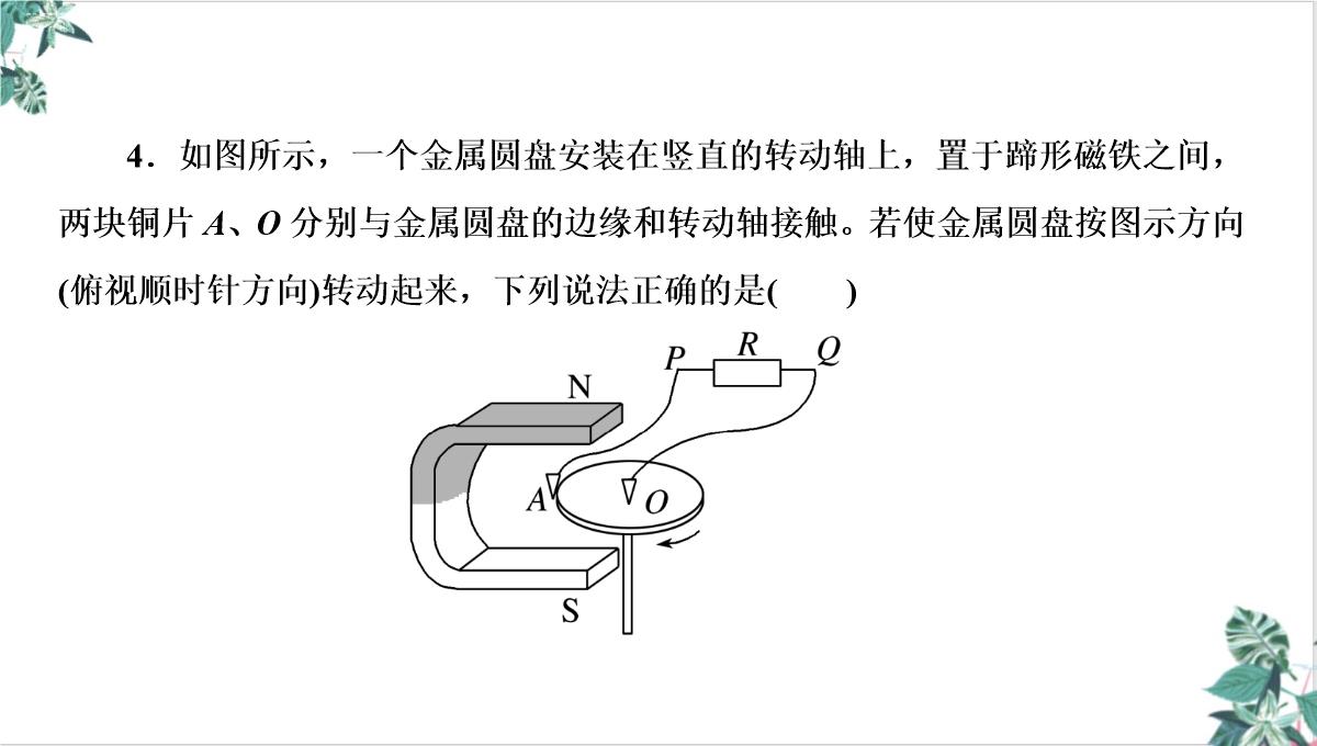 人教物理教材《电磁感应》PPT课件下载PPT模板_28