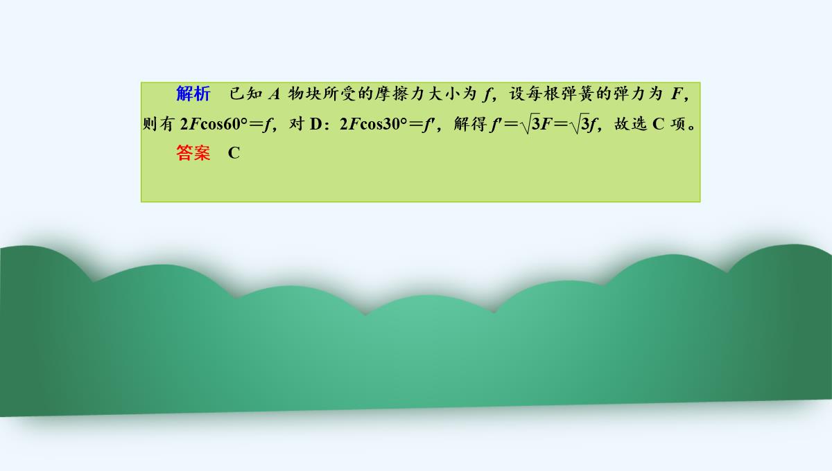 2019年度高三物理一轮复习课件：第二章-第3讲　受力分析　共点力的平衡-PPT模板_32