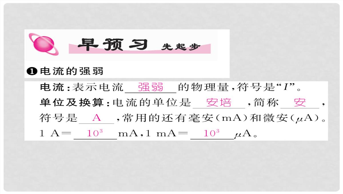 九年级物理全册-第15章-第4节电流的测量练习课件-（新版）新人教版PPT模板_02