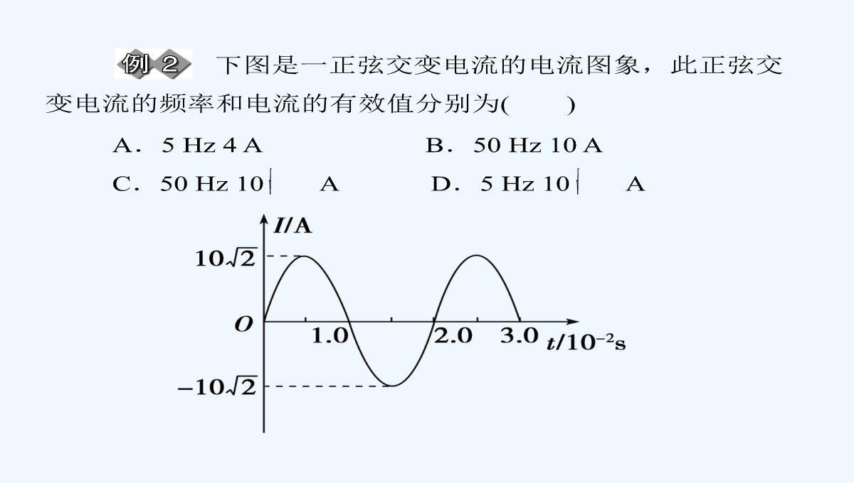 2014-2015学年高中物理复习课件：3.3-交变电流同步辅导与检测课件-新人教版选修1-1PPT模板_16