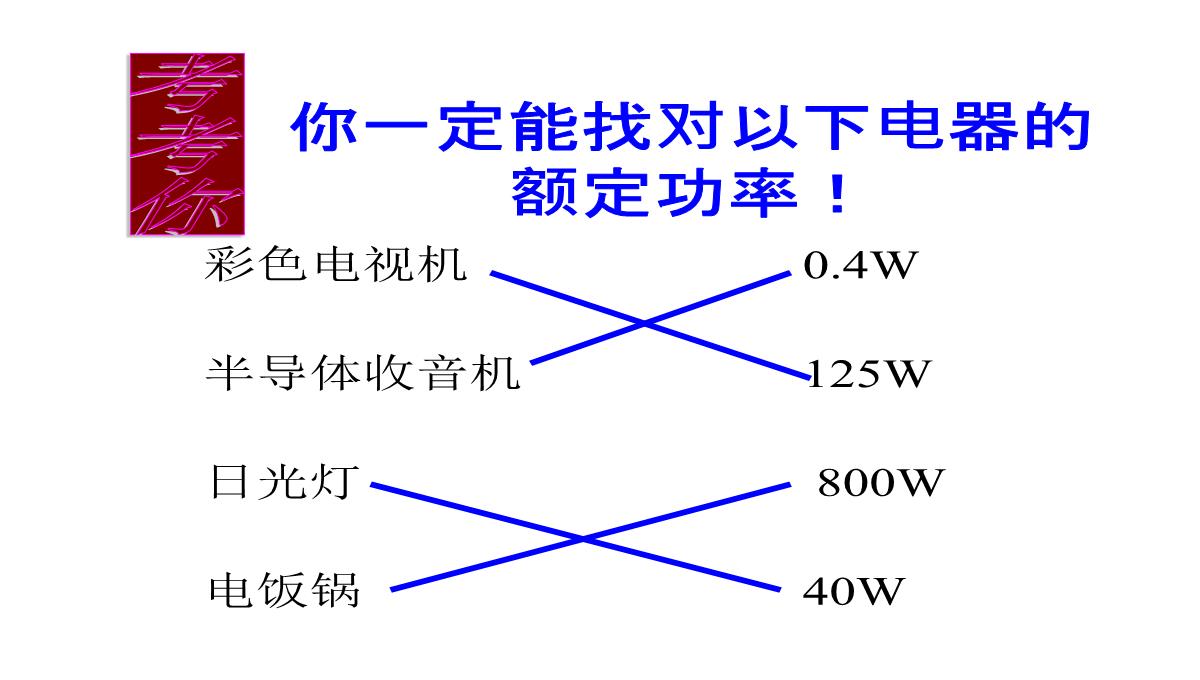 初中物理-教科版-九年级上-第六章-第四节-灯泡的电功率(共18张PPT)PPT模板_12