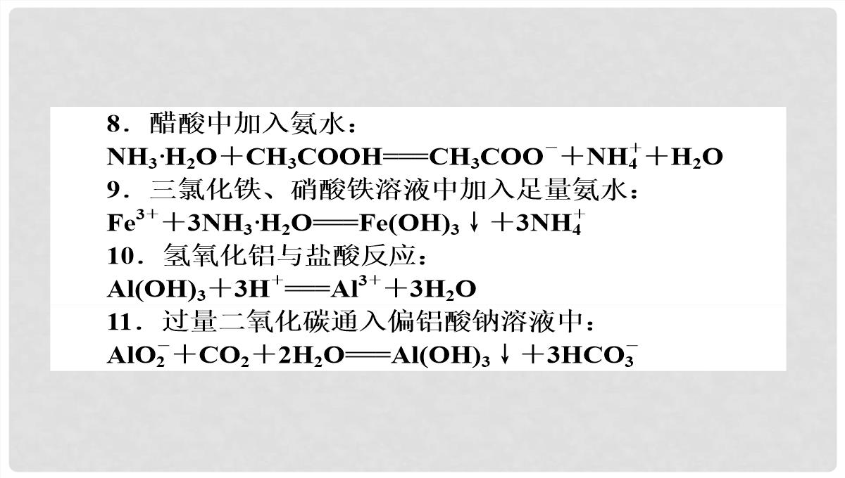 高考化学第二轮专题突破复习（备考导航+要点突破）-离子反应-氧化还原反应课件PPT模板_26