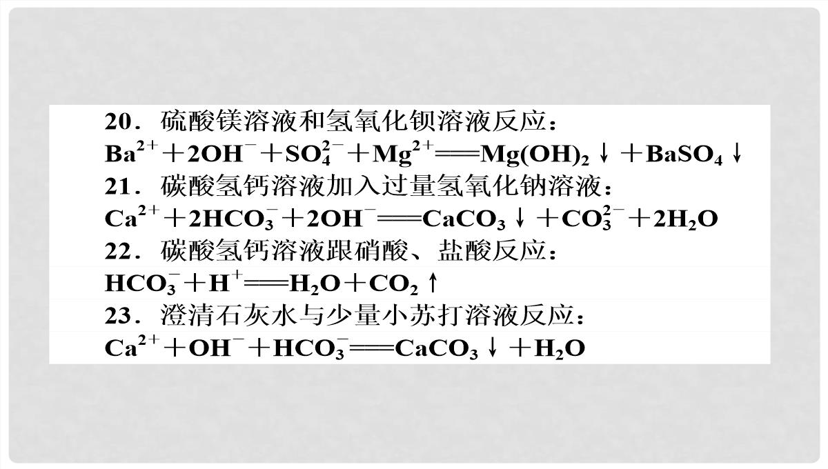 高考化学第二轮专题突破复习（备考导航+要点突破）-离子反应-氧化还原反应课件PPT模板_29