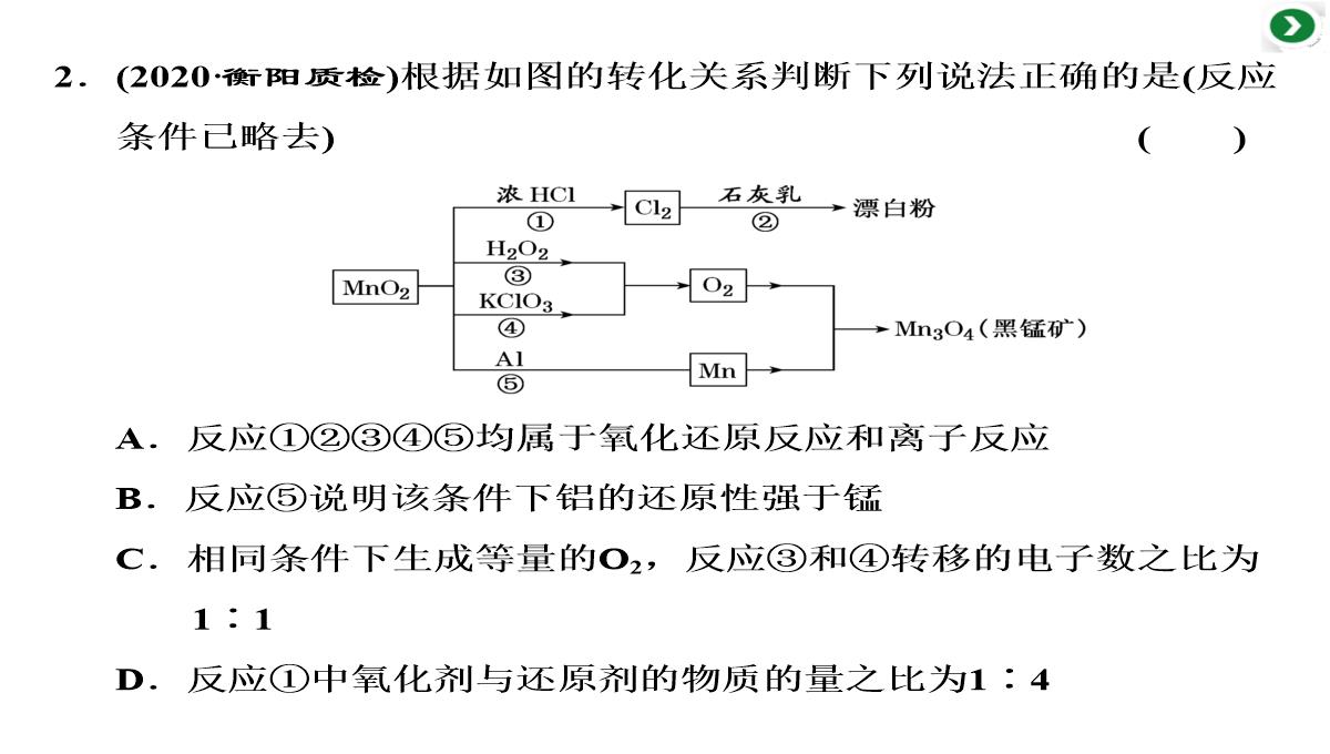 高三化学二轮复习专题二第四讲-两类重要的化学反应——氧化还原反应-离子反应课件PPT模板_26