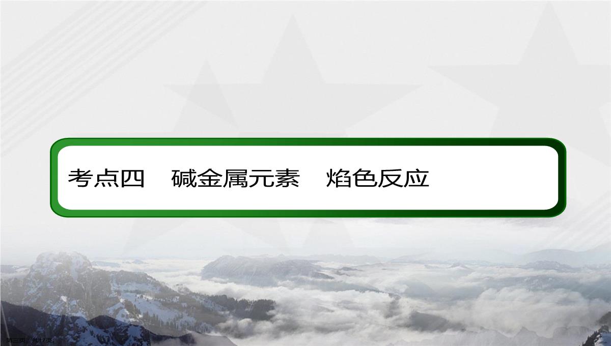 考点四碱金属元素焰色反应讲课文档PPT模板_03