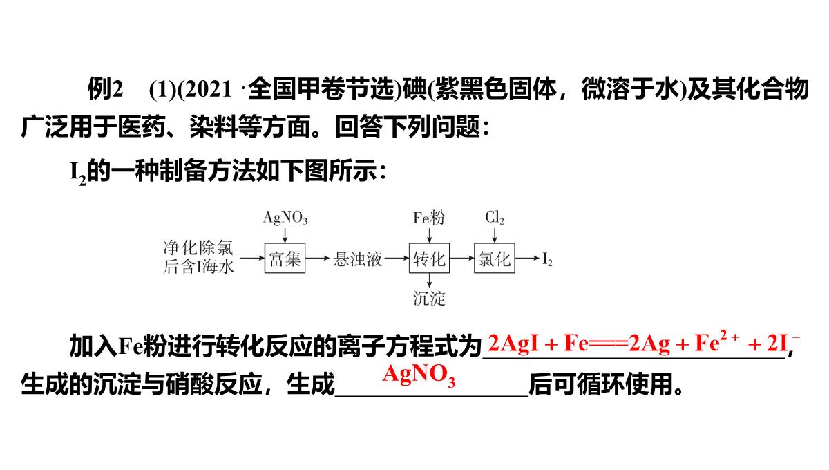 高三化学二轮复习：离子反应氧化还原反应课件PPT模板_05