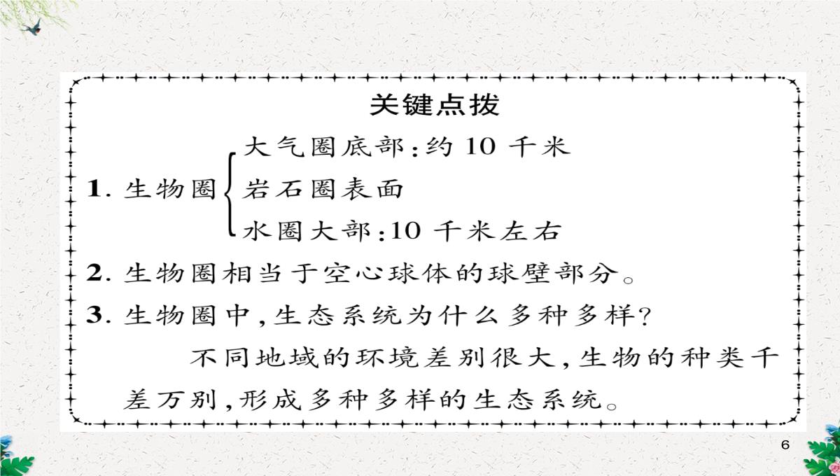 七年级生物上册人教版同步作业课件：1.2.3-生物圈是最大的生态系统PPT模板_06