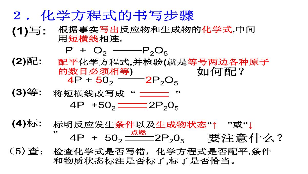 4.3化学方程式的书写与应用课件--沪教版(全国)九年级化学上册PPT模板_10