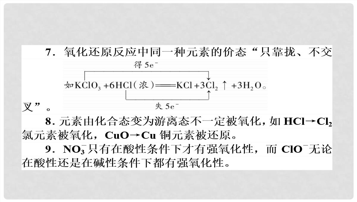 高考化学第二轮专题突破复习（备考导航+要点突破）-离子反应-氧化还原反应课件PPT模板_43