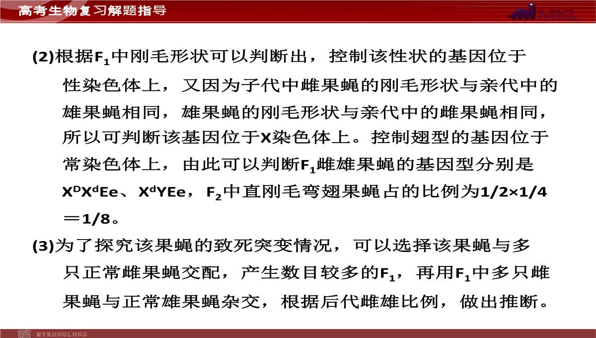 高考专题复习专题4---第3讲--遗传的基因规律、伴性遗传及人类遗传病与优生PPT模板_49