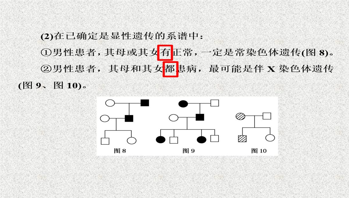 2015届高考生物(人教版通用)总复习教学课件：第17讲-基因在染色体上和伴性遗传PPT模板_32