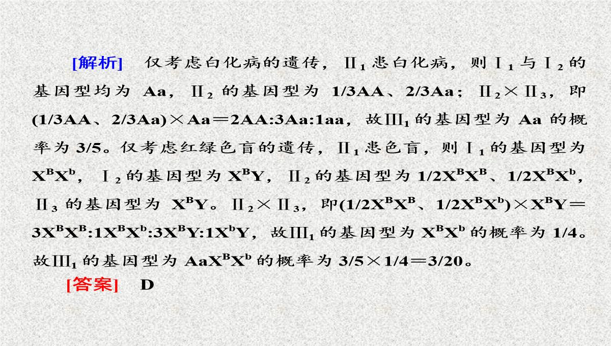 2015届高考生物(人教版通用)总复习教学课件：第17讲-基因在染色体上和伴性遗传PPT模板_42