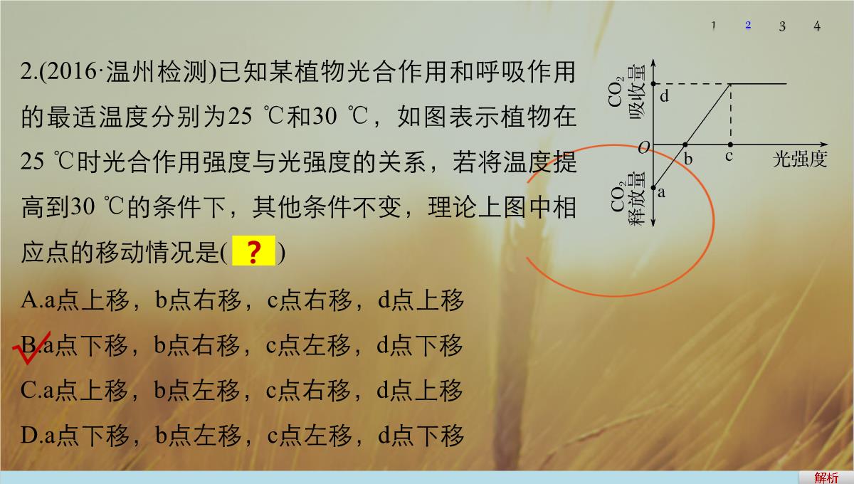 最新-2021版浙江省高考生物课件：第2单元-第10讲-光合作用的影响因素及应用-精品PPT模板_16